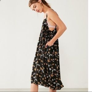 Kimchi Blue Fleur Babydoll Floral Midi Dress